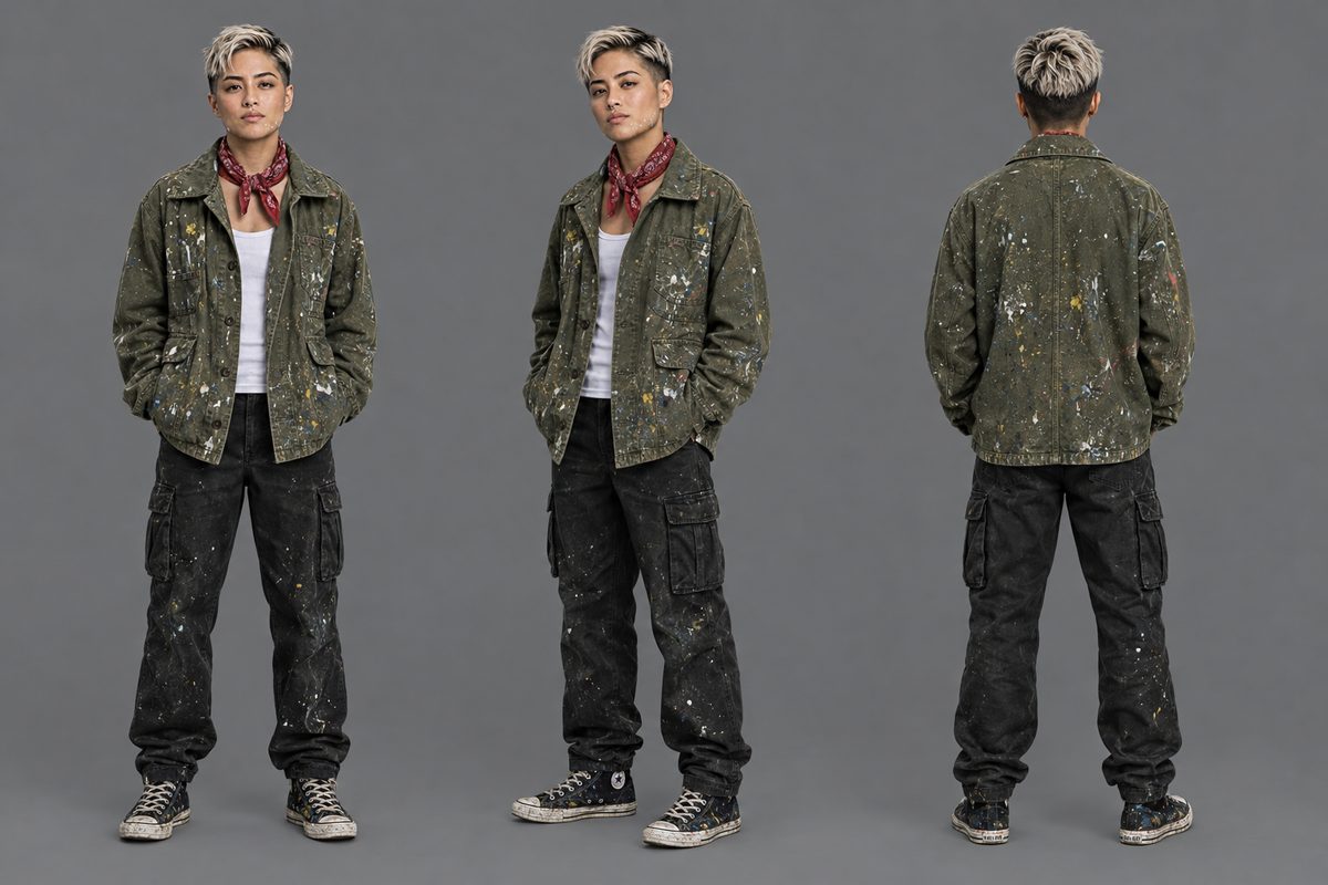 Rio Dizon front, three-quarter and back